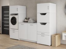 Kast WASHING 1 machine met kast voor wasgoed en onderkast LARGE