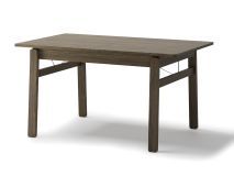 Verlengbare eettafel PLOTY 104>224 cm donkere eik