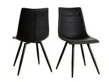 Set van 2 stoelen ONNIX zwart 