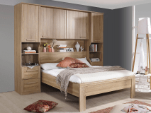 Bed en brugkast RIGA 160x200 cm sonoma