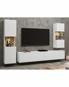 Tv-meubel set AVATAR 4 deuren wit