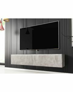 TV-meubel DUBAI 2 klapdeuren 140 cm beton zonder verlichting