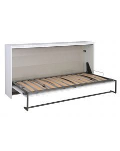 Opklapbed ALBANO 90x200 cm wit