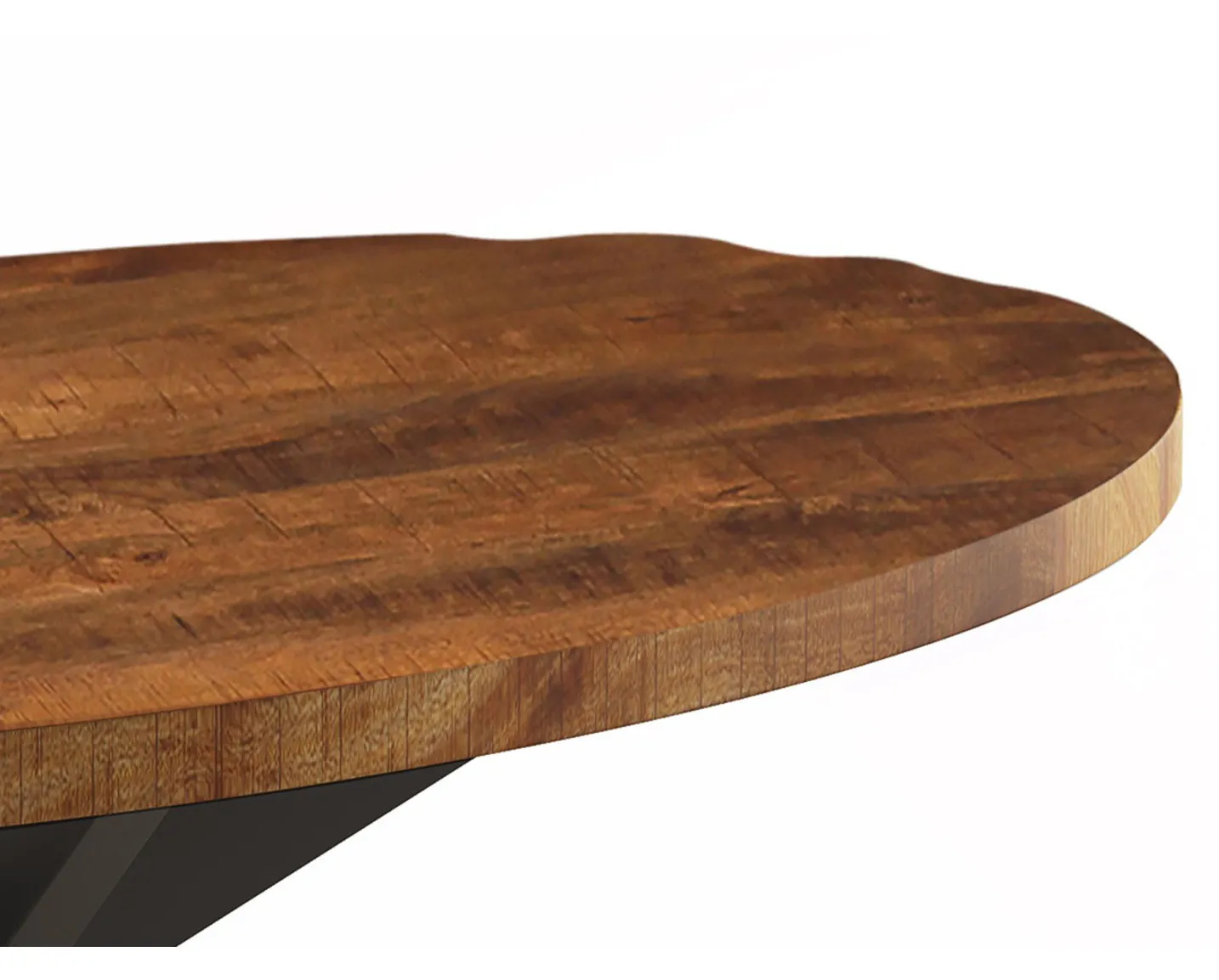 Ovale Salontafel Viola 135 x 75 cm - Zwart Ovale Salontafel Viola 135 x 75 cm - Zwart