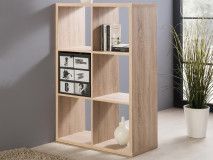 Boekenkast MAXIM 6 vakken sonoma eik 