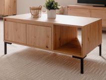 Rechthoekige salontafel BONIFACIO 100 cm artisan eik