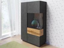 Commode SILAC 2 deuren (rechts) matera/wotan eik