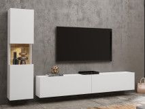 Tv-meubel set AVATAR 3 deuren wit