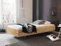 Bed IXANA 90x200 cm sonoma eik met hoofdeinde met matras