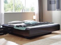 Bed IXANA 180x200 cm hoogglans grijs