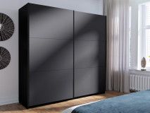 Kledingkast ARSENIC 2 deuren 151 cm grafiet