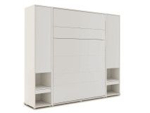 Opklapbed CONCEPTION PRO 140x200 cm kasjmier (verticaal) met kasten en matras