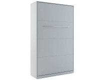 Opklapbed CONCEPTION 120x200 cm mat grijs (verticaal) met matras