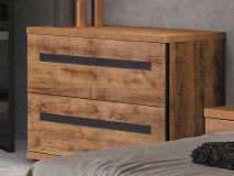 Commode PAULETTE 2 lades tropix hout 