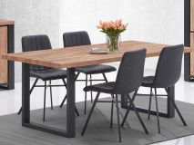 Eettafel ESTEBAN 220 cm industriële eik 