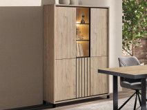 Barkast TRAVIRIS 5 deuren castella met led 