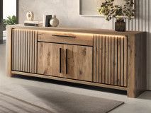 Dressoir SANDRA 4 deuren 1 lade canyon eik 