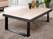 Salontafel VIAZZA 130 cm dark stone/castella 
