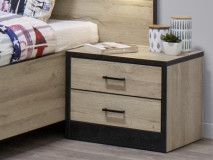 Nachtkastje NORI 2 lades franse eik 