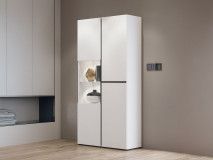 Vitrinekast CROSSAIR 3 deuren wit