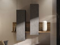 Muurkast BOTSWANA 2 deuren matera/eik appenzeller