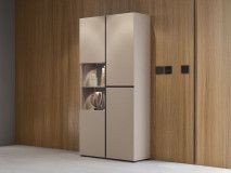 Vitrinekast CROSSAIR 3 deuren taupe