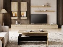 Tv-meubel set BABEL 5 deuren sanremo met salontafel