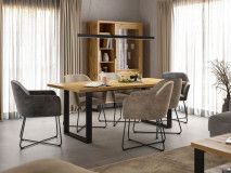 Eettafel HALO 200 cm wotan eik 