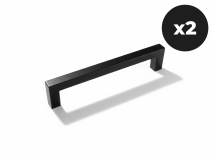 Set van 2 handgrepen WASHING zwart