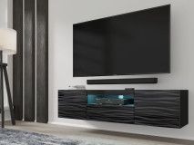 Tv-meubel AUREO 3 deuren 150 cm sahara met led