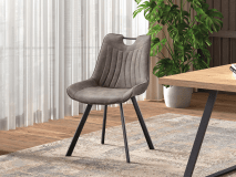 Stoel PAOLA donkergrijs