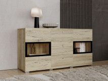 Commode BABEL 2 deuren en 3 lades sanremo met verlichting