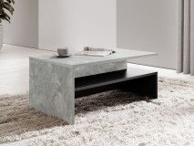 Salontafel BABEL beton/zwart