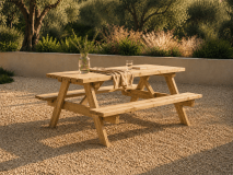 Picknicktafel FLORENCE 4 personen noorse den/spar