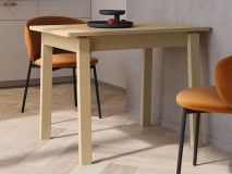 Verlengbare eettafel PLOTY 104>224 cm lichte eik