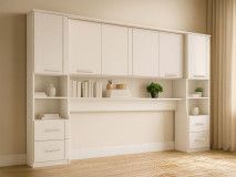 Brugkast RIGA 160 cm wit zonder achtergrond plank