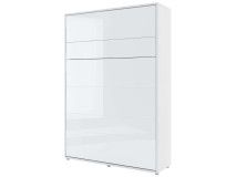 Opklapbed CONCEPTION PRO 140x200 cm wit/hoogglans wit (verticaal)