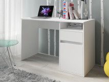 Bureau BIDOU 1 deur 1 lade wit