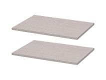 Legplank MINOTOR 90x52 cm natuurlijk linnen (lot van 2)