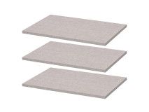 Legplank MINOTOR 90x52 cm natuurlijk linnen (lot van 3)