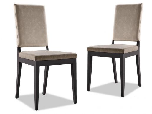 Set van 2 stoelen KARO taupe 