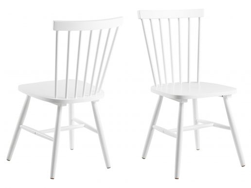Set van 2 stoelen RIANNA wit