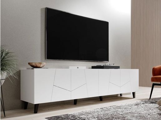 Tv-meubel ICARDI 4 deuren wit 