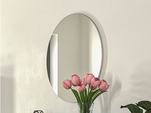Ovale spiegel DOTTA Ø 70 cm