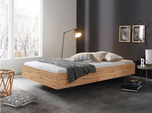 Bed IXANA 120x200 cm artisan eik zonder hoofdeinde