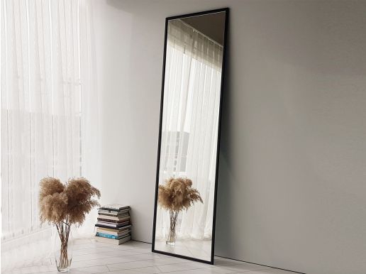 Staande spiegel MERRY 170x50 cm zwart
