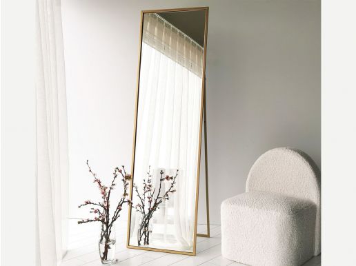 Staande spiegel MERRY 170x50 cm goud