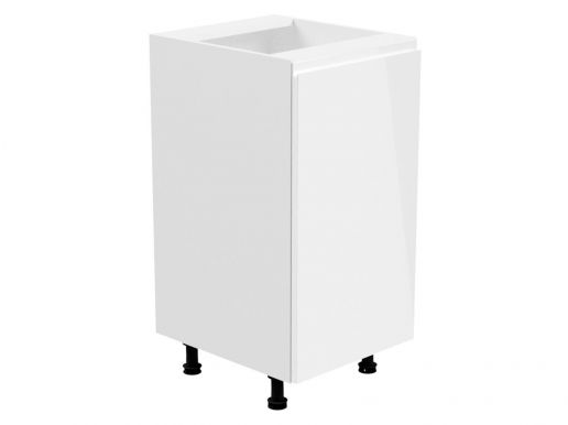 Keukenkast ASPAS 1 deur rechts 40 cm wit/hoogglans wit