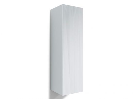 Kolomkast KAYLA 1 deur 105 cm wit/hoogglans wit 