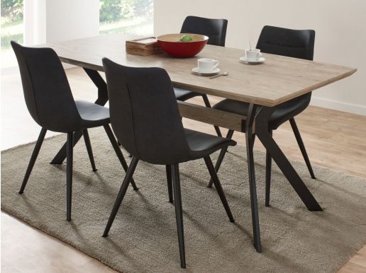 Eettafel NUNO 90x160 cm eik 